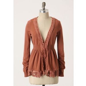 Anthro - Knittted & Knotted - Duchesse Cardigan